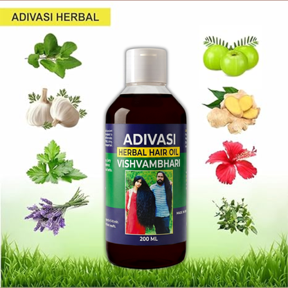 ADIVASI HERBAL HAIR OIL (VISHVAMBHARI)