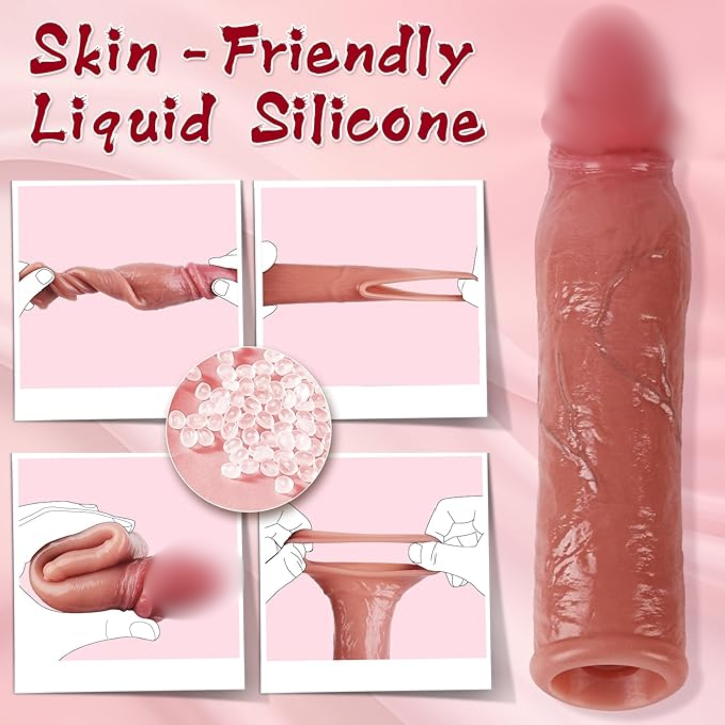 Silicone Sleeve (Condom) (For Men)