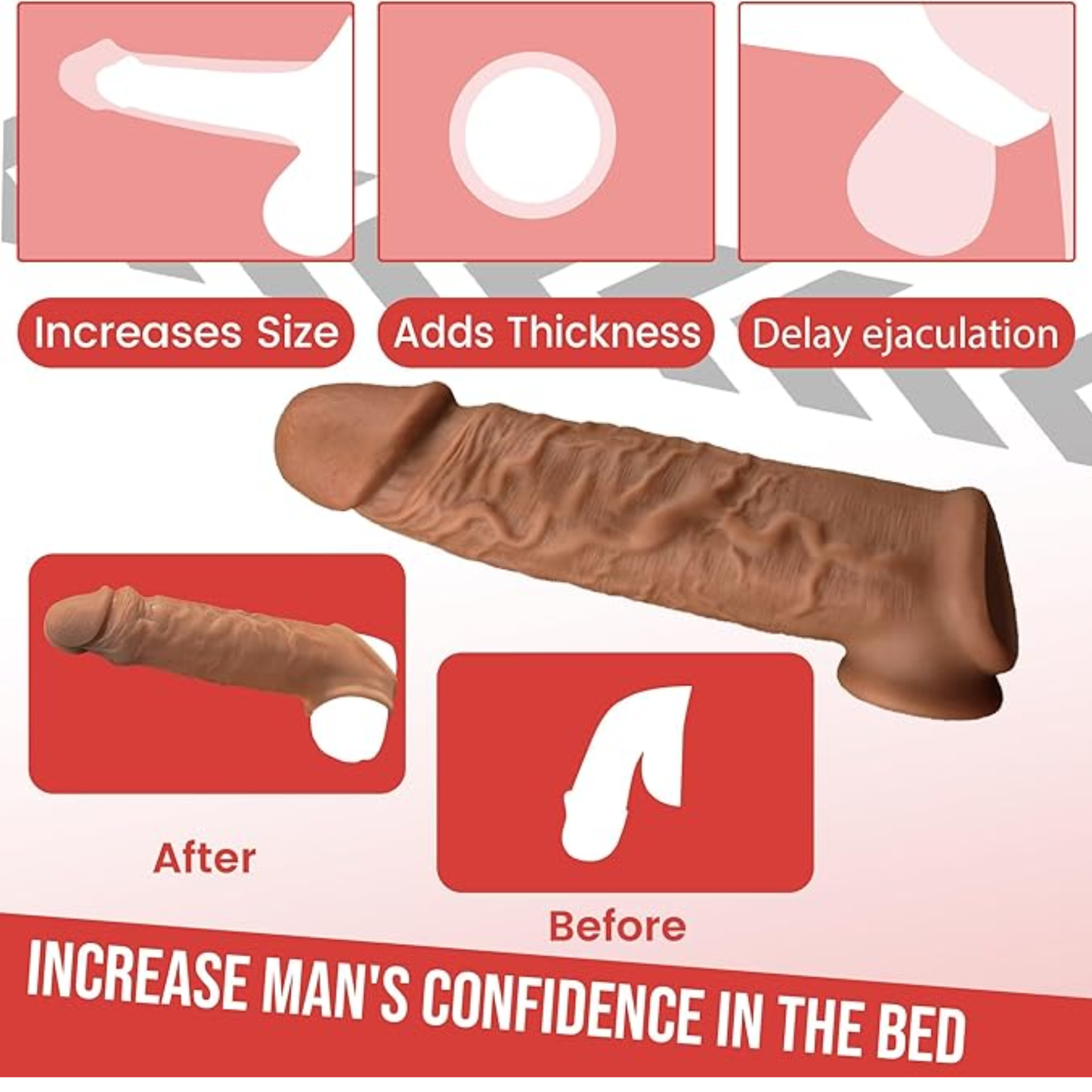Silicone Sleeve (Condom) (For Men)