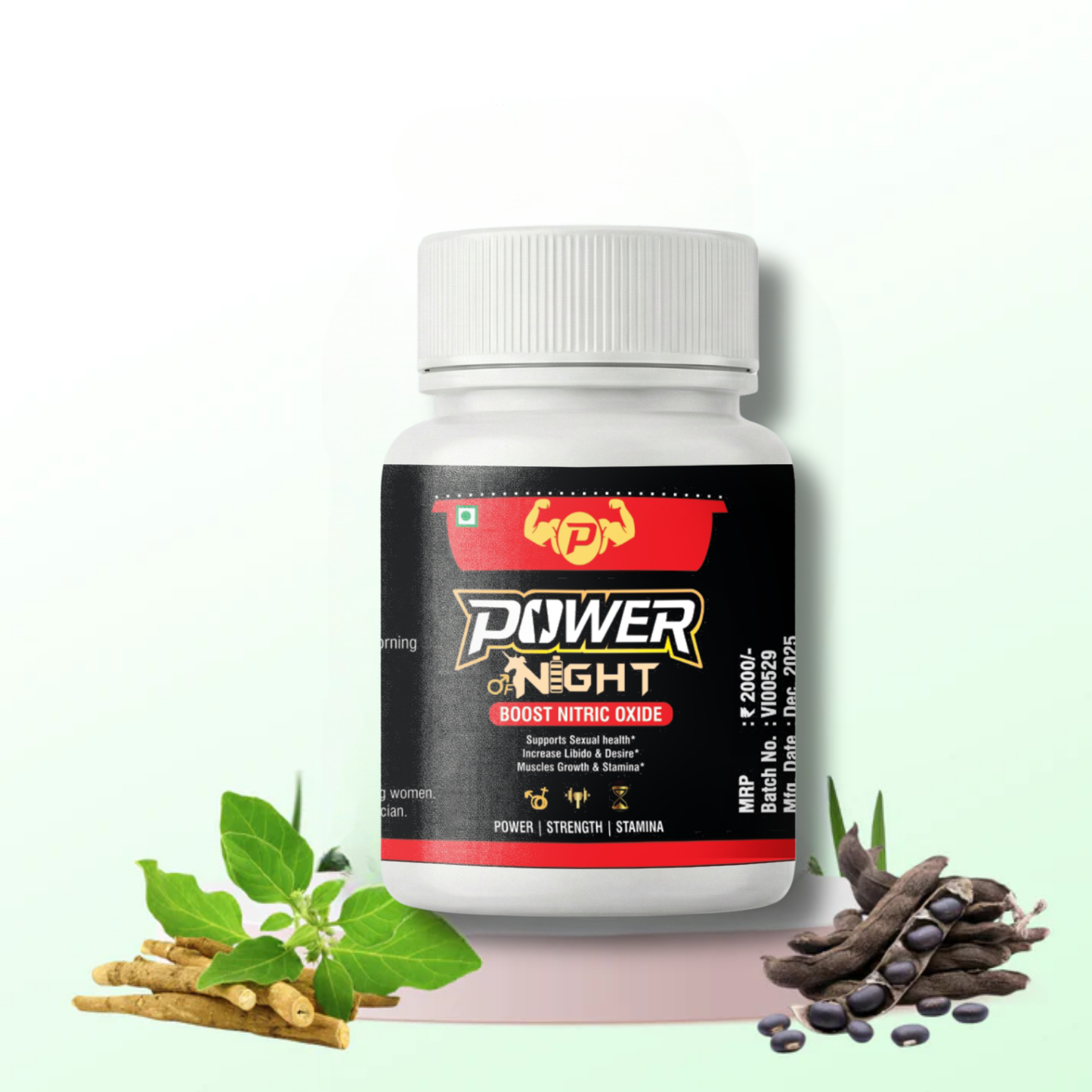 Power Of Night | 100% Ayurvedic Performance Booster(15 Caps)