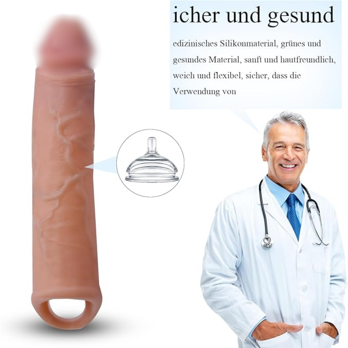Silicone Sleeve (Condom) (For Men)